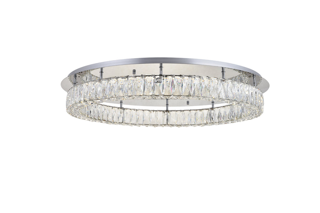 Elegant Lighting - 3503F33C - LED Flush Mount - Monroe - Chrome