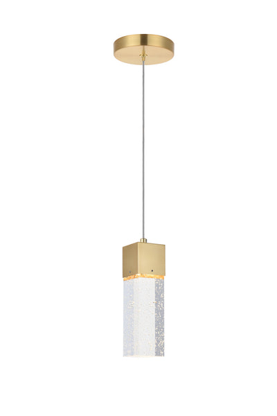 Novastella LED Pendant in Gold Finish