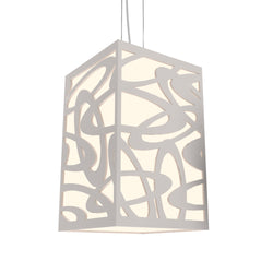Accord Lighting - 1013.25 - LED Pendant - Patterns - Iredesent White