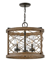 Hinkley - 12393OZ - Three Light Outdoor Lantern - Finn - Oil Rubbed Bronze