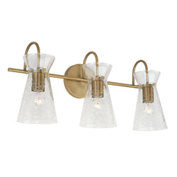 Capital Lighting - 142431AD - Three Light Vanity - Mila - Aged Brass