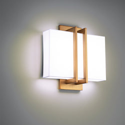 Modern Forms - WS-26111-27-AB - LED Wall Sconce - Downton - Aged Brass