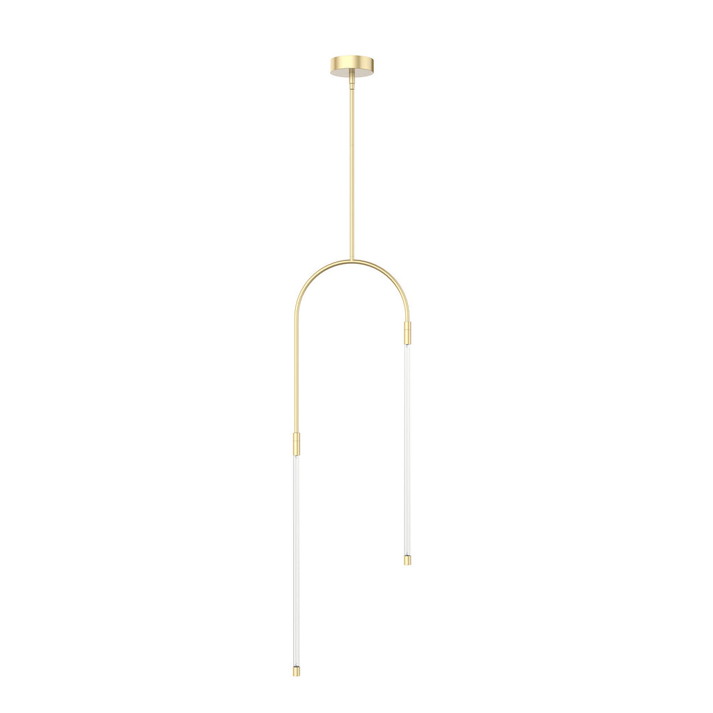 Alora - PD317002NB - LED Pendant - Honour - Natural Brass|Urban Bronze