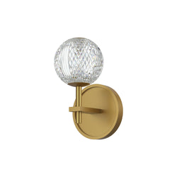 Alora - WV321201NB - LED Bathroom Fixture - Marni - Natural Brass|Polished Nickel