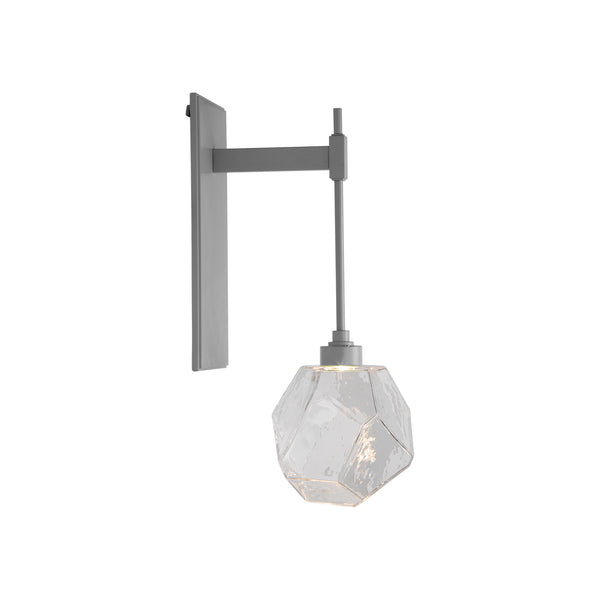 Gem LED Wall Sconce in Beige Silver Finish