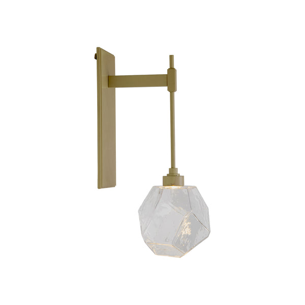 Gem LED Wall Sconce in Gilded Brass Finish