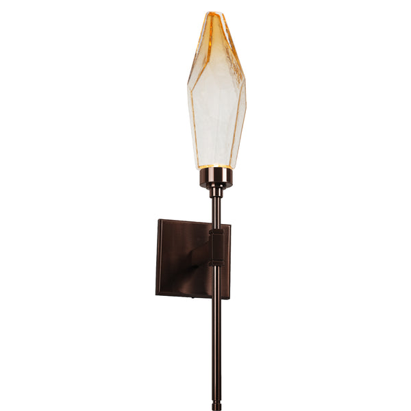 Rock Crystal LED Wall Sconce in Oil Rubbed Bronze (Translucent) Finish