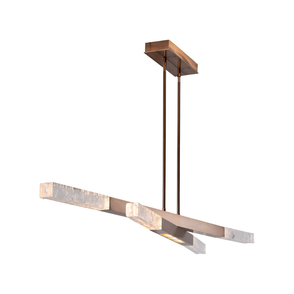 Axis LED Linear Suspension in Oil Rubbed Bronze (Translucent) Finish