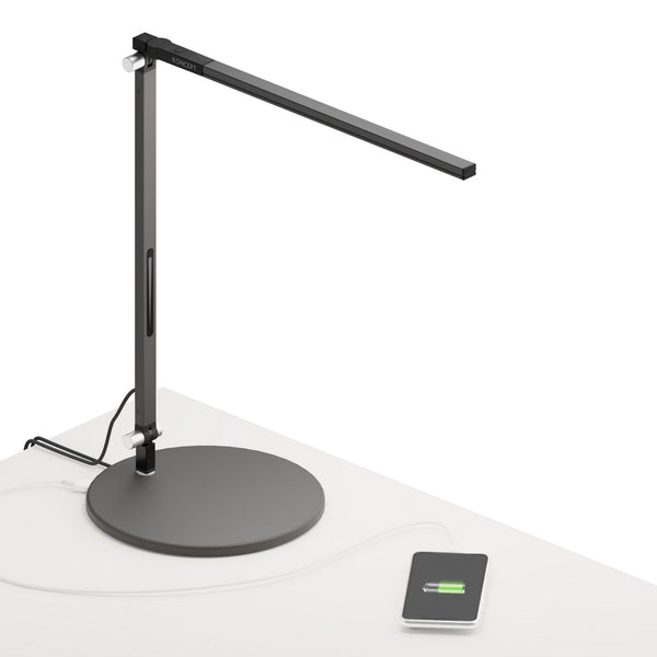 Z-Bar LED Desk Lamp in Metallic Black Finish