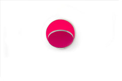 Koncept - GRW-S-CRM-MHP-PI - LED Wall Sconce - Gravy - Chrome body, matte hot pink face plates