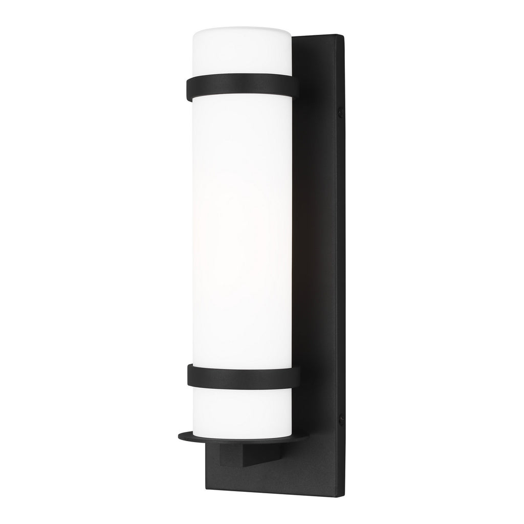 Generation Lighting. - 8518301EN3-12 - One Light Outdoor Wall Lantern - Alban - Black