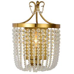 Terracotta Designs - W7201-1 - Two Light Wall Sconce - Darcia - Polished Brass And Crystals