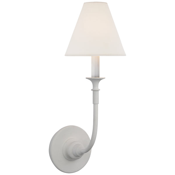 Piaf LED Wall Sconce in Plaster White Finish