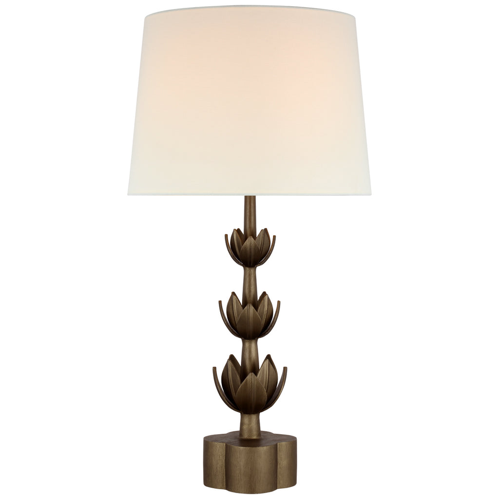 Visual Comfort Signature - JN 3003ABL-L - One Light Table Lamp - Alberto - Antique Bronze Leaf