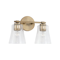 Capital Lighting - 146921AD-533 - Two Light Vanity - Baker - Aged Brass