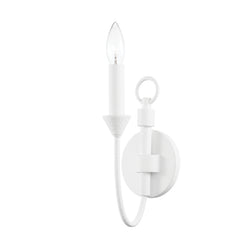 Troy Lighting - B1001-GSW - One Light Wall Sconce - Cate - Gesso White
