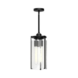 Alora - PD536005MBWC - One Light Pendant - Belmont - Aged Gold/Clear Water Glass|Clear Water Glass/Matte Black