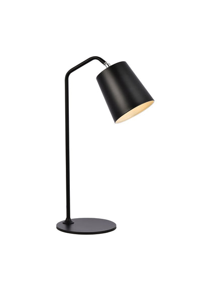 Leroy One Light Table Lamp in Black Finish