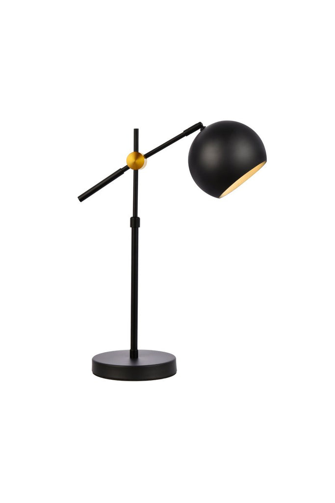 Elegant Lighting - LD2363BK - One Light Table Lamp - Forrester - Black And Brass