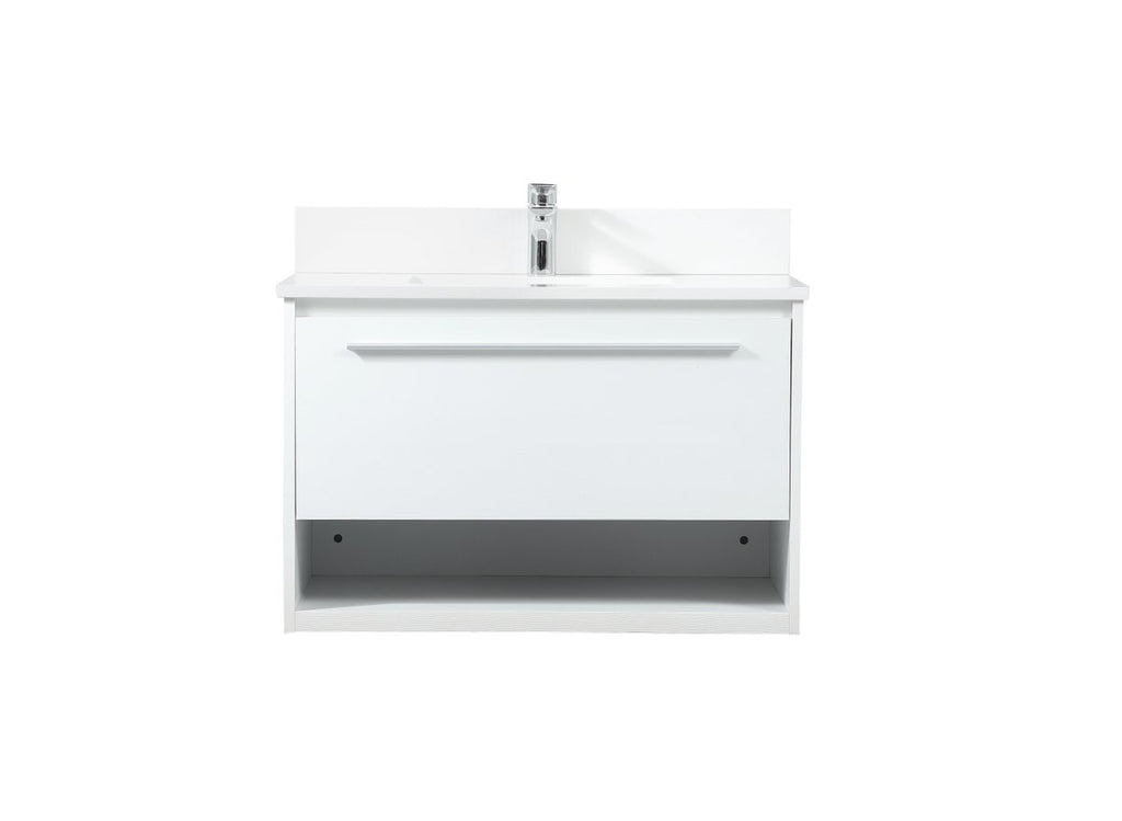 Elegant Lighting - VF43530MWH-BS - Vanity Sink Set - Roman - White