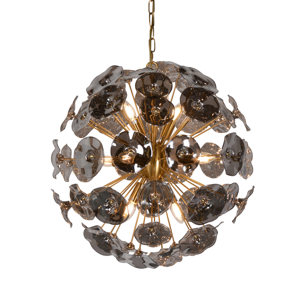 Terracotta Designs - H21105G-8BR - Eight Light Chandelier - Terina - Wam Brass