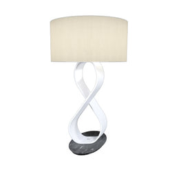 Accord Lighting - 7012.25 - One Light Table Lamp - Infinite - Iredesent White