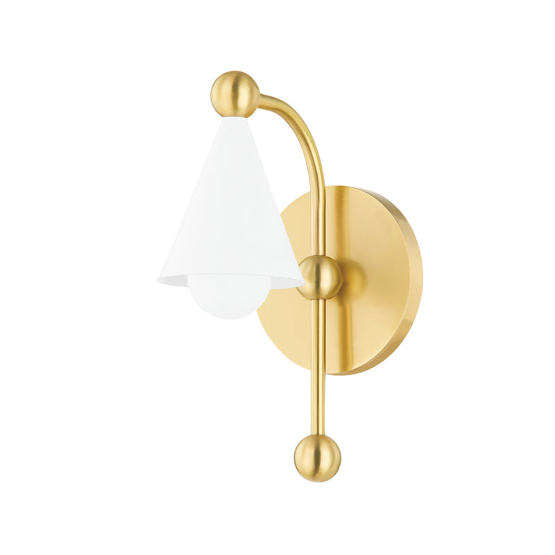 Mitzi - H681101-AGB/SWH - One Light Wall Sconce - Hikari - Aged Brass/Soft White