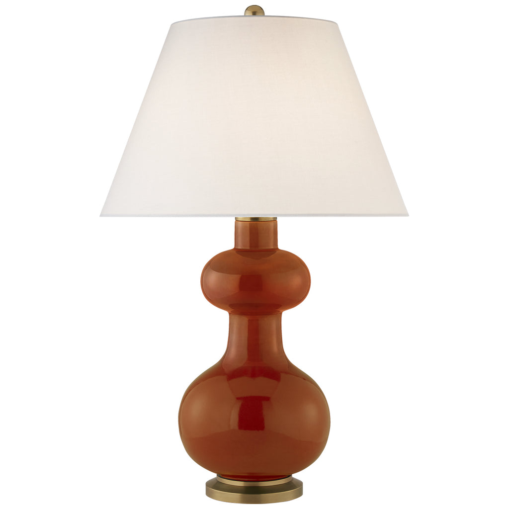 Visual Comfort Signature - CS 3606CIN-L - One Light Table Lamp - Chambers - Cinnabar