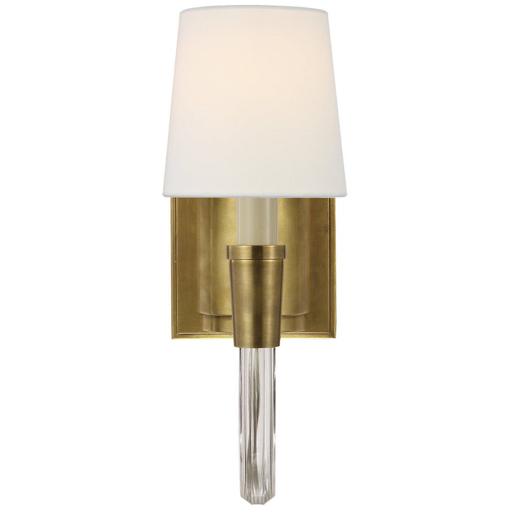 Visual Comfort Signature - TOB 2032HAB-L - One Light Wall Sconce - Vivian - Hand-Rubbed Antique Brass