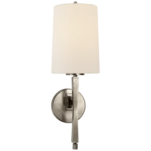 Edie One Light Wall Sconce in Antique Nickel Finish
