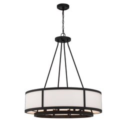Crystorama - BRY-8008-BF - Eight Light Chandelier - Bryant - Black Forged