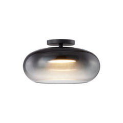 Kuzco Lighting - SF62014-BK/SM - LED Semi-Flush Mount - Trinity - Black/Chrome|Black/Copper|Black/Smoked