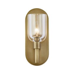 Alora - WV338101VBCC - One Light Vanity - Lucian - Vintage Brass
