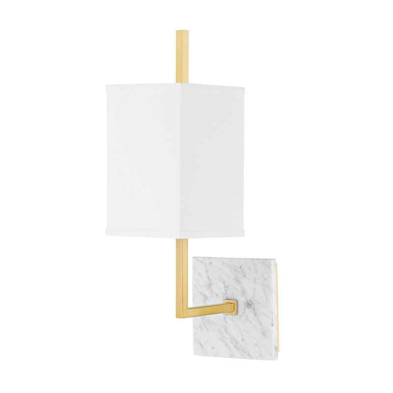 Mitzi - H700101-AGB - One Light Wall Sconce - Mikaela - Aged Brass