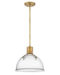 Hinkley - 3487HB-CS - LED Pendant - Argo - Heritage Brass with Clear Seedy glass