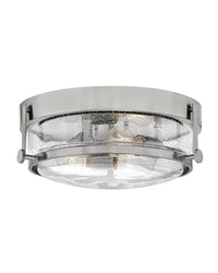 Hinkley - 3640BN-CS - LED Flush Mount - Harper - Brushed Nickel with Clear Seedy glass
