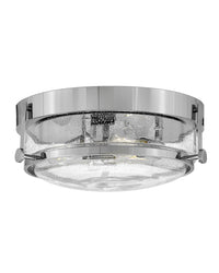 Hinkley - 3640CM-CS - LED Flush Mount - Harper - Chrome with Clear Seedy glass