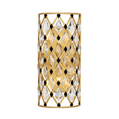 Varaluz - 345W02SFGMB - Two Light Wall Sconce - Windsor - French Gold/Matte Black