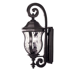 Savoy House - 5-300-BK - Three Light Outdoor Wall Lantern - Monticello - Black
