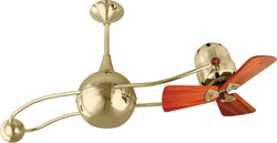 Matthews Fan Company - B2K-PB-WD - 40"Ceiling Fan - Brisa 2000 - Polished Brass