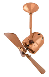 Matthews Fan Company - BD-BRCP-WD - 16"Ceiling Fan - Bianca Direcional - Brushed Copper
