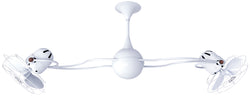 Matthews Fan Company - IV-WH-MTL - 53"Ceiling Fan - Italo Ventania - Gloss White