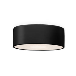 Justice Designs - CER-6290-CRB - LED Flush-Mount - Radiance - Carbon - Matte Black
