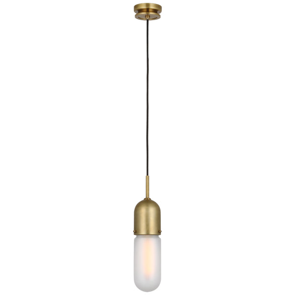 Junio LED Pendant in Hand-Rubbed Antique Brass Finish