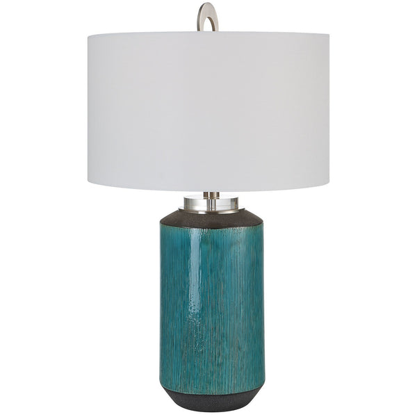 Maui One Light Table Lamp in Matte Bronze Finish