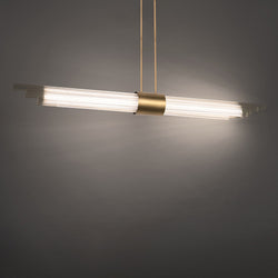 Modern Forms - PD-30156-AB - LED Linear Pendant - Luzerne - Aged Brass