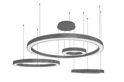 Avenue Lighting - HF4444-BK - LED Chandelier - Aria - Polished Black
