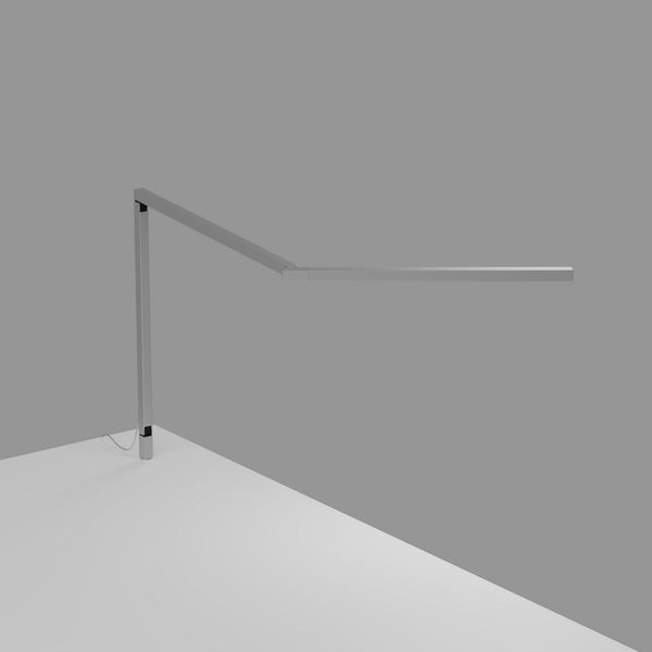 Z-Bar LED Desk Lamp in Silver Finish