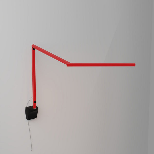 Z-Bar LED Desk Lamp in Matte Red Finish