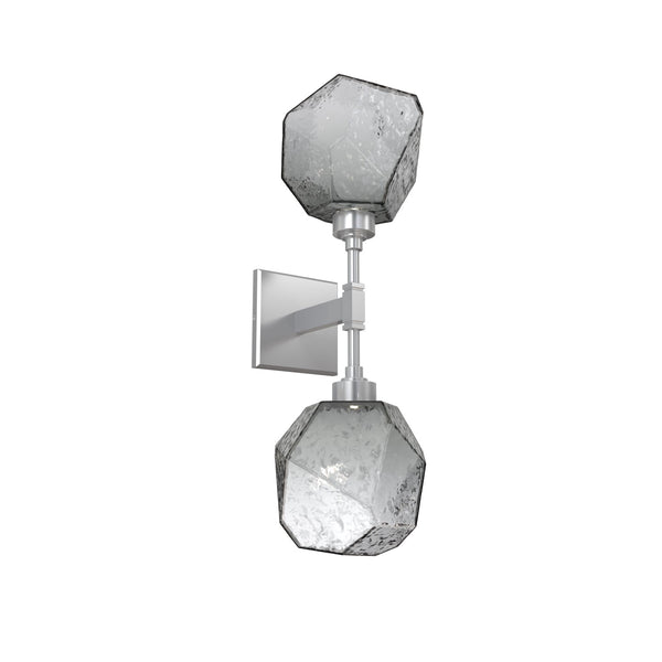 Gem LED Wall Sconce in Classic Silver Finish